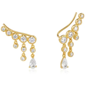 ANIA HAIE GOLD MOLTEN CASCADE BAR CLIMBERS E074-09G