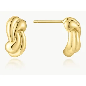 ANIA HAIE GOLD ROPE TWIST STUD EARRINGS E077-01G