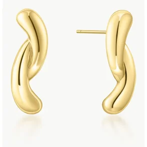 ANIA HAIE GOLD TWIST STUD EARRINGS E077-05G