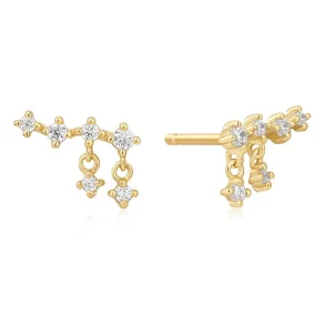 ANIA HAIE GOLD CASCADE STUD EARRINGS E080-08G