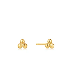 ANIA HAIE 14 KT GOLD STUD EARRINGS EAU001-02YG