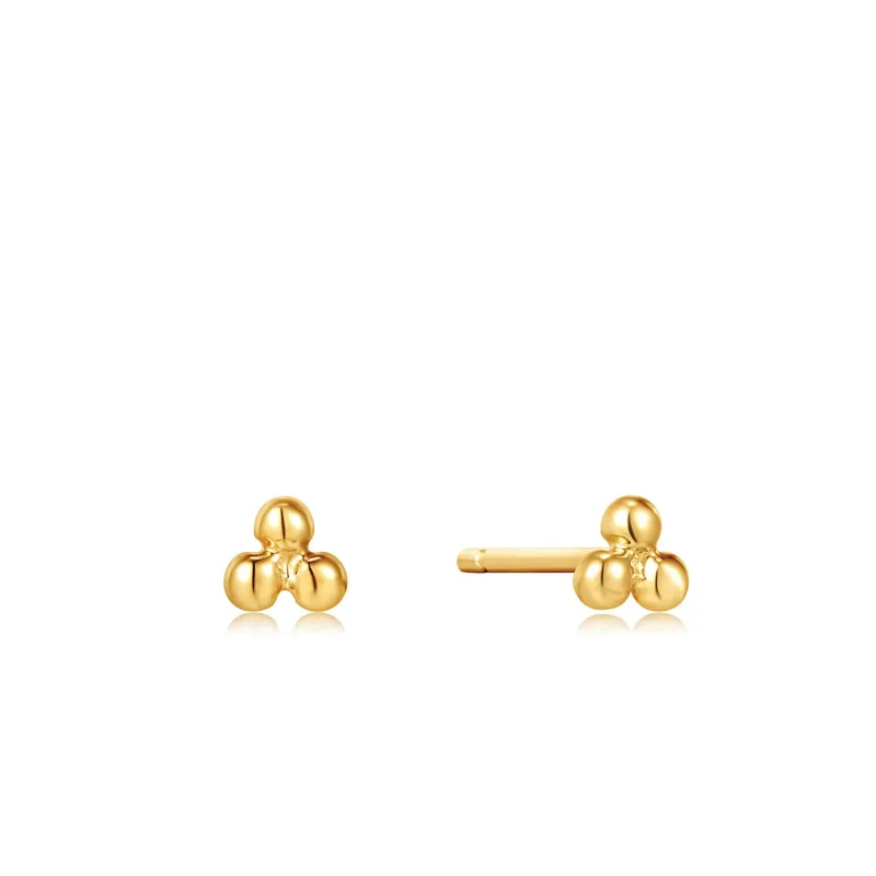 ANIA HAIE 14 KT GOLD STUD EARRINGS EAU001-02YG