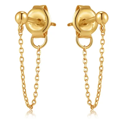 ANIA HAIE 14 KT GOLD STUD EARRINGS EAU001-03YG