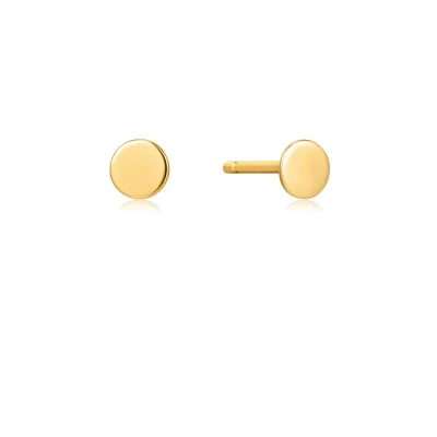 ANIA HAIE 14 KT GOLD STUD EARRINGS EAU001-04YG