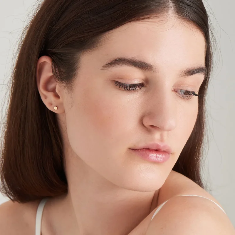 ANIA HAIE 14 KT GOLD STUD EARRINGS EAU001-04YG