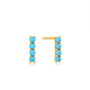 ANIA HAIE 14 KT GOLD STUD EARRINGS EAU001-13YG
