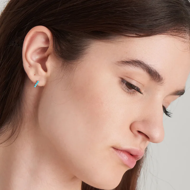 ANIA HAIE 14 KT GOLD STUD EARRINGS EAU001-13YG