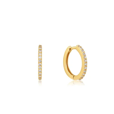 ANIA HAIE 14 KT GOLD HOOP EARRINGS EAU001-16YG