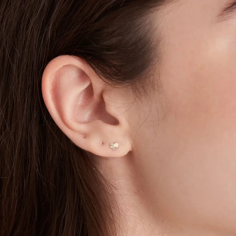ANIA HAIE 14 KT GOLD STUD EARRINGS EAU001-19YG
