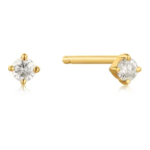 ANIA HAIE 14 KT GOLD STUD EARRINGS EAU001-23YG