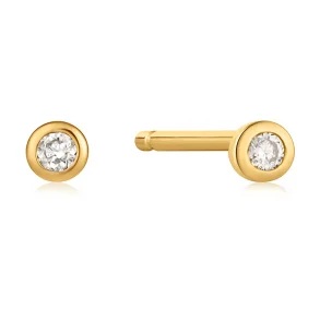 ANIA HAIE 14 KT GOLD STUD EARRINGS EAU001-24YG