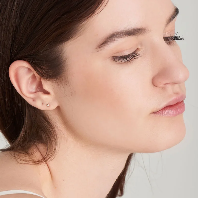 ANIA HAIE 14 KT GOLD STUD EARRINGS EAU001-24YG
