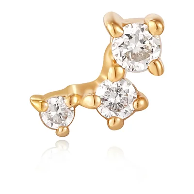 ANIA HAIE 14 KT GOLD SINGLE EARRING EAU002-01YG