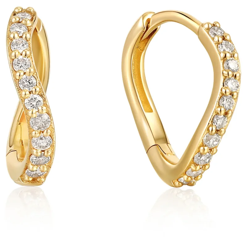 ANIA HAIE 14 KT GOLD EARRINGS EAU004-02YG
