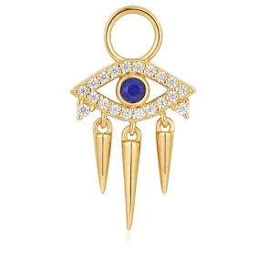 ANIA HAIE EARRING CHARM EVIL EYE EC048-16G
