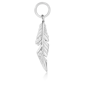 ANIA HAIE EARRING CHARM FEATHER EC052-02H