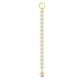 ANIA HAIE GOLD ROW BEZEL EARRING CHARM EC060-07G