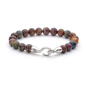 ALEXANDER LYNGGAARD PIETERSITE WITH HOOK CLASP 8MM BRACELET F01100