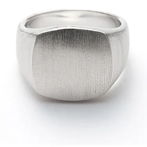 ALEXANDER LYNGGAARD SIGNET RING BRUSHED H10111