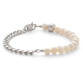 ALEXANDER LYNGGAARD PEARLS & CHAIN 6MM BRACELET K00041