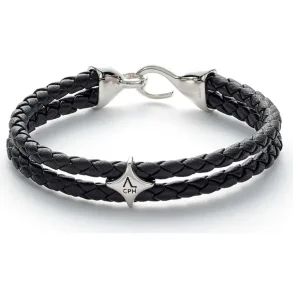 ALEXANDER LYNGGAARD BOLO LEATHER BLACK BRACELET L00020