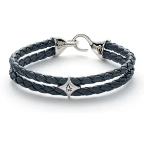 ALEXANDER LYNGGAARD BOLO LEATHER GREY BRACELET L00060