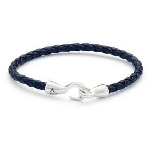 AL SINGLE BOLO LEATHER BLUE BRACELET L00150