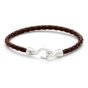 AL SINGLE BOLO LEATHER BROWN BRACELET L00170