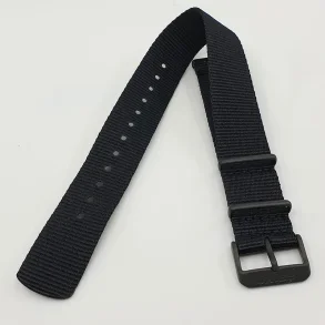 SEIKO 5 NATO STRAP BLACK-SVART LS