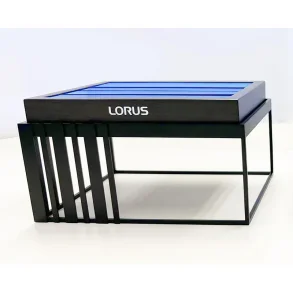 LORUS BLUE HIGHLIGHT TABLE (tall version)
