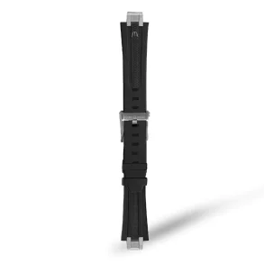 BLACK RUBBER FOR AI1108, AI6007 & AI6057 WITH STAINLESS STEEL END-PIECE & PIN BUCKLE