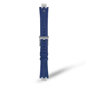 BLUE RUBBER FOR AI1118, AI6008, AI6058 & AI6158 WITH STAINLESS STEEL END-PIECE & PIN BUCKLE