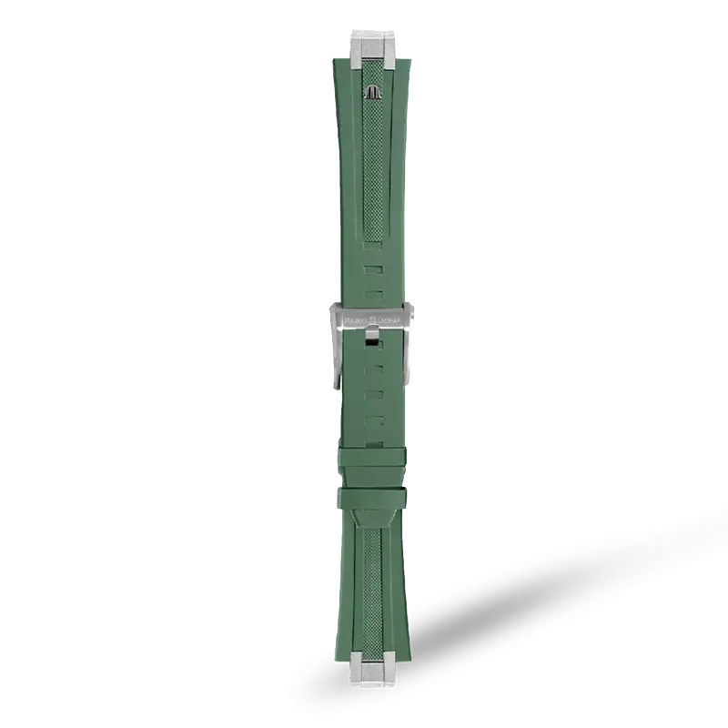 GREEN RUBBER FOR AI1108, AI6007 & AI6057 WITH STAINLESS STEEL END-PIECE & PIN BUCKLE