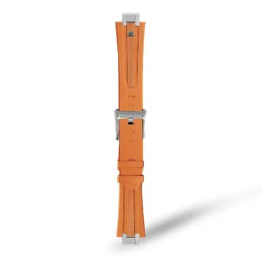 ORANGE RUBBER FOR AI1118, AI6008, AI6058 & AI6158 WITH STAINLESS STEEL END-PIECE & PIN BUCKLE