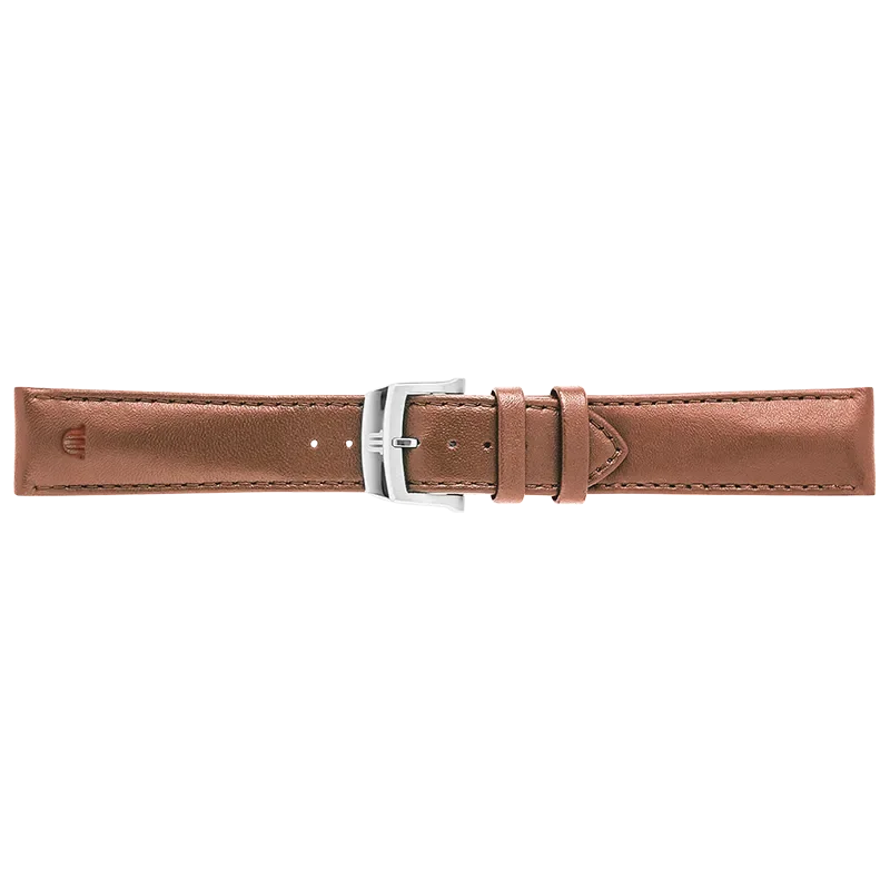 BROWN CALF LEATHER FOR 751007, 756007 & 756008 WITH STAINLESS STEEL PIN BUCKLE