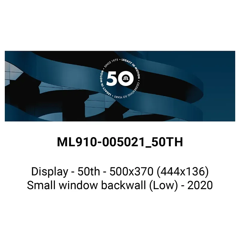 Display - 50th - 500x370 (444x136) - Small window backwall (Low) - 2020
