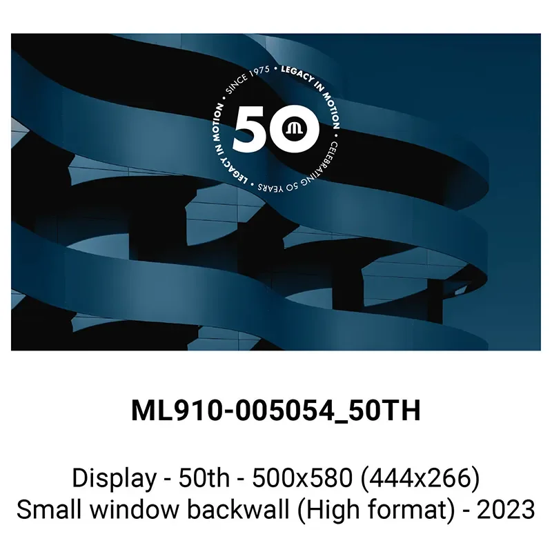 Display - 50th - 500x580 (444x266) - Small window backwall (High format) - 2023