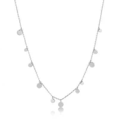 ANIA HAIE GEOMETRY MIXED DISCS NECKLACE N005-01H