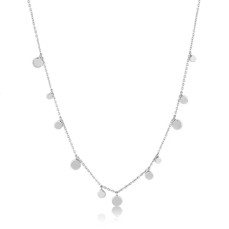 ANIA HAIE GEOMETRY MIXED DISCS NECKLACE N005-01H