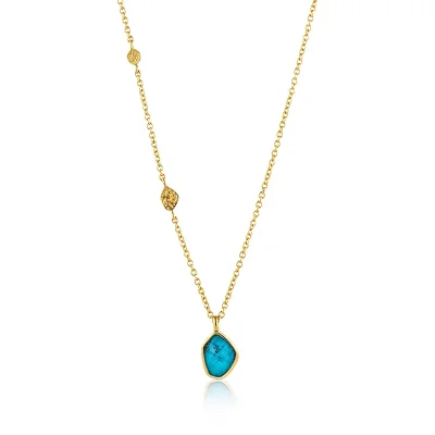 ANIA HAIE TURQUOISE PENDANT NECKLACE N014-02G