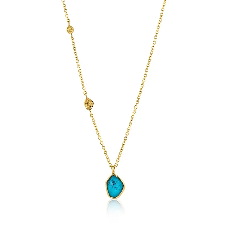 ANIA HAIE TURQUOISE PENDANT NECKLACE N014-02G