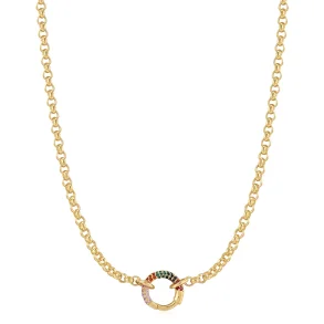 ANIA HAIE NECKLACE RAINBOW CONNECTOR N048-07G