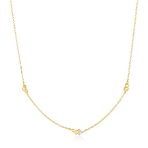 ANIA HAIE NECKLACE TWISTED WAVE CHAIN N050-02G