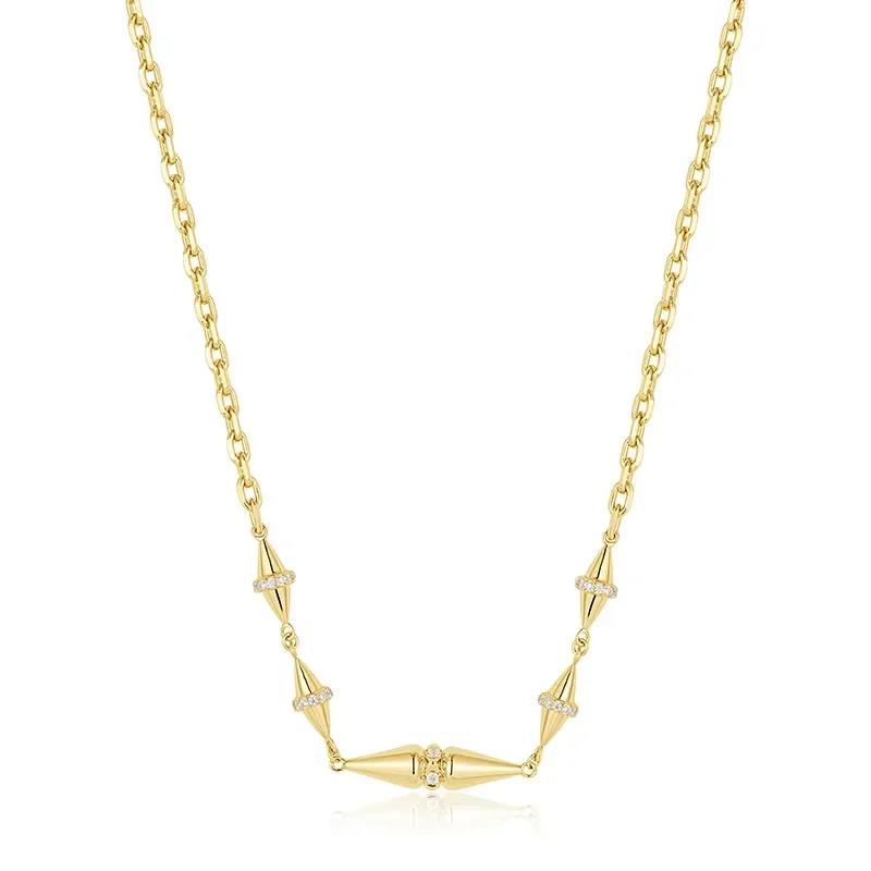 ANIA HAIE NECKLACE GEOMETRIC CHAIN N053-04G