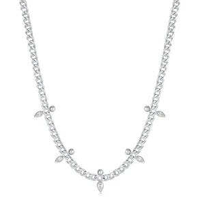 ANIA HAIE NECKLACE CURB CHAIN SPARKLE N053-07H