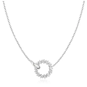 ANIA HAIE INTERLINKED CIRCLES PAVE NECKLACE N056-01H