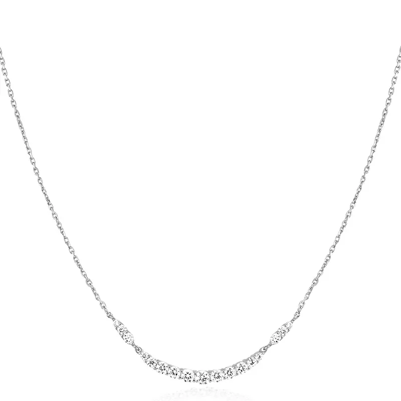 ANIA HAIE ARC PAVE NECKLACE  N056-02H