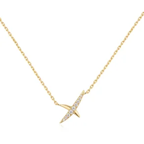 ANIA HAIE KISS PAVE NECKLACE N057-01G