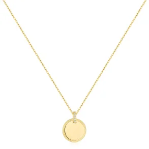 ANIA HAIE GOLD DISC PENDANT NECKLACE N058-01G