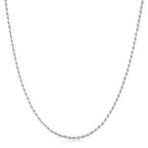 ANIA HAIE SILVER ROPE TWIST CHAIN NECKLACE N058-04H